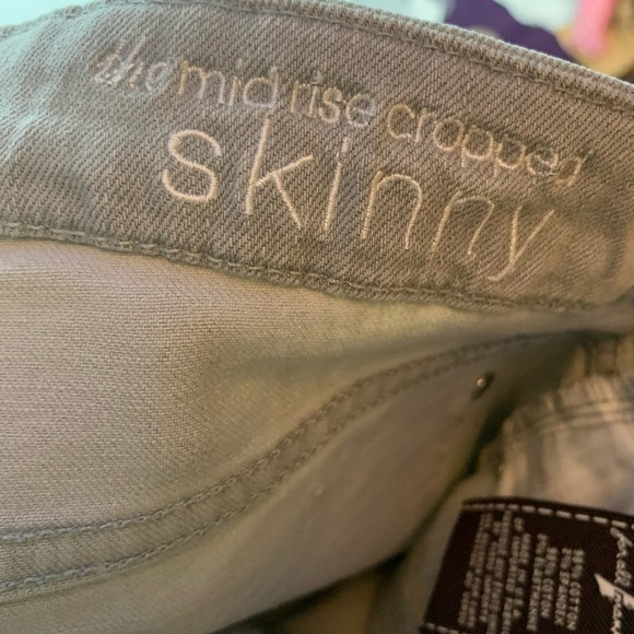 7 for all mankind gray cropped jeans - Picture 6 of 6